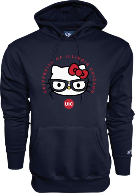 University of Illinois Chicago Hello Kitty Women's Fleece Hooded Sweatshirt