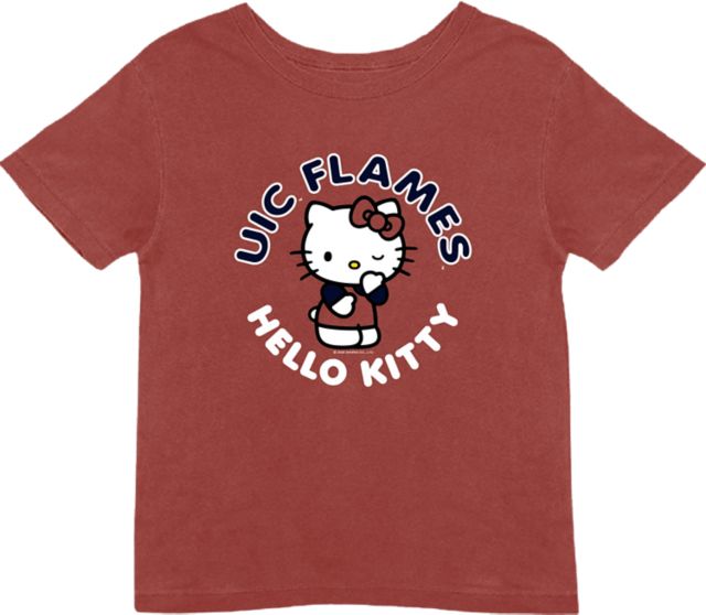 University of Illinois Chicago Hello Kitty Women's Short Sleeve T-shirt