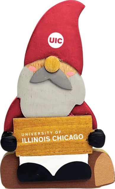 University of Illinois Chicago Flames Cozy Gnome Magnet