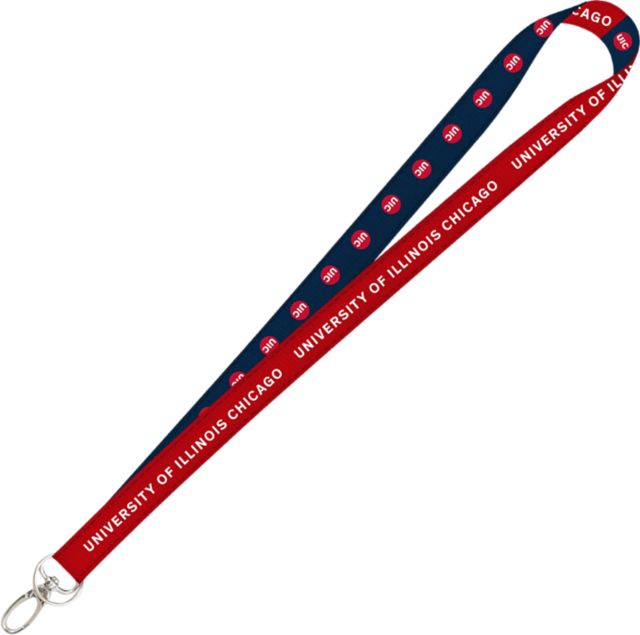 University of Illinois Chicago 3-4'' Lanyard