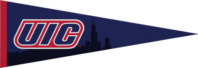 University of Illinois Chicago 5x15 Pennant