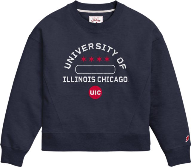 University of Illinois Chicago Flames Women's Boxy Crewneck Sweatshirt