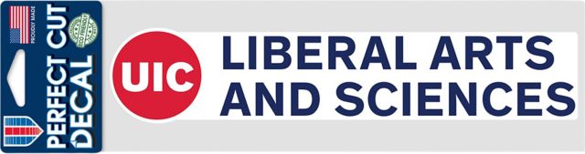 University of Illinois Chicago 3x10 Liberal Arts and Sciences Decal