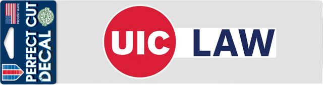 University of Illinois Chicago 3x10 Law Decal
