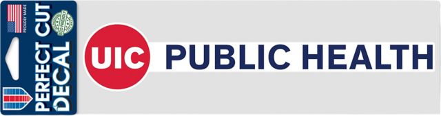 University of Illinois Chicago 3x10 Public Health Decal