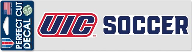 University of Illinois Chicago Soccer 3'' x 1'' Decal