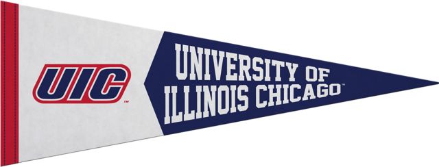 University of Illinois Chicago Flames 9'' x 24'' Pennant