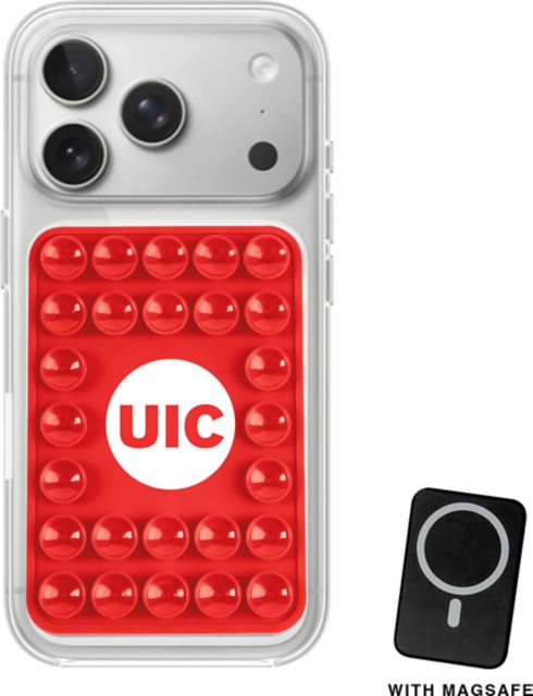 University of Illinois Chicago Silicone Holder with MagSafe