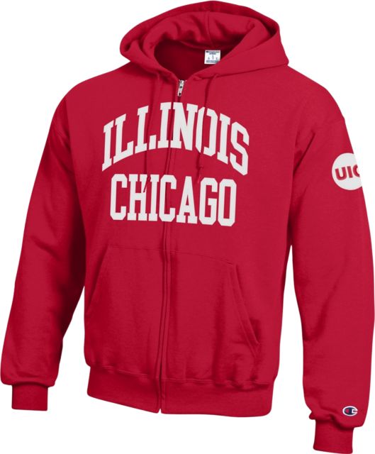 University of Illinois Chicago Full-Zip Hooded Sweatshirt