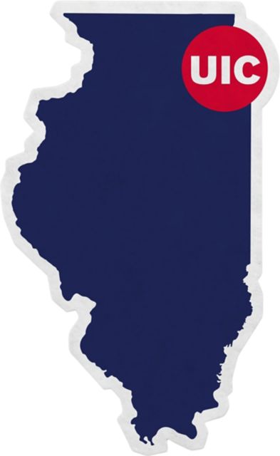 University of Illinois Chicago 18x18 Pennant