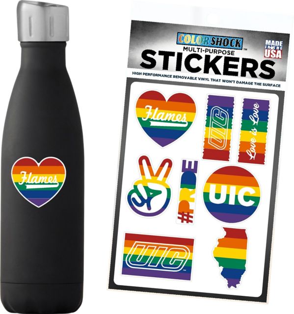 University of Illinois Chicago 7.5'' x 7.5'' Sticker Sheet