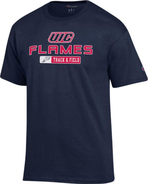 University of Illinois Chicago Flames Track & Field Short Sleeve T-Shirt