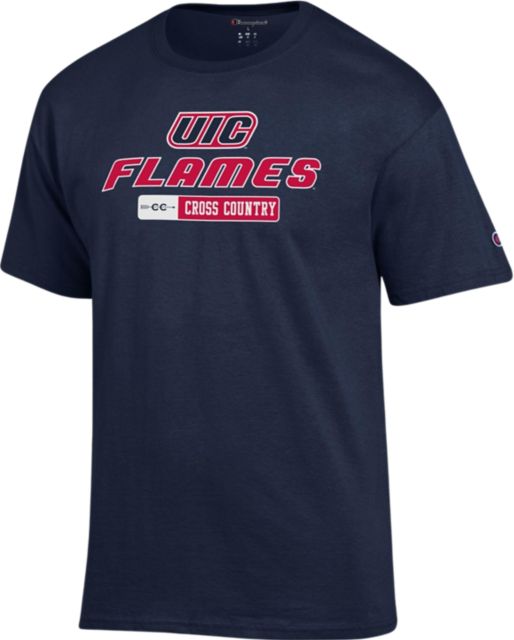 University of Illinois Chicago Flames Cross Country Short Sleeve T-Shirt
