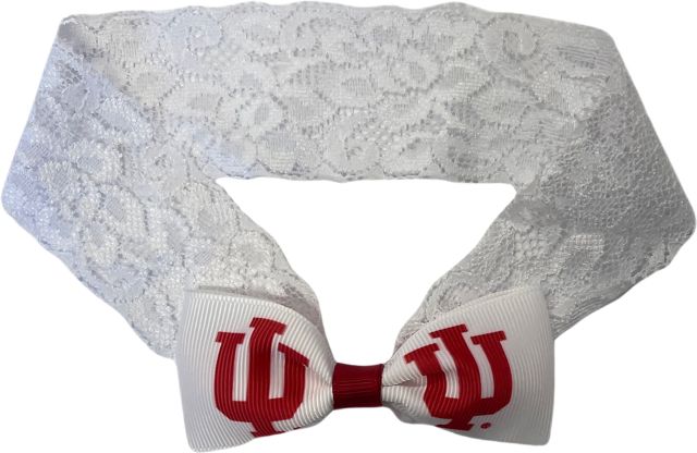 Indiana University Hoosiers Infant Lace Headband with Bow