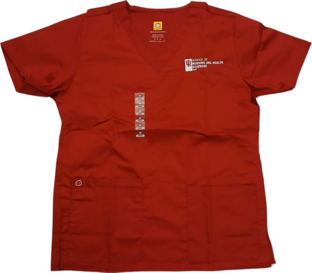 Indiana University East Women's V-Neck Scrub Top