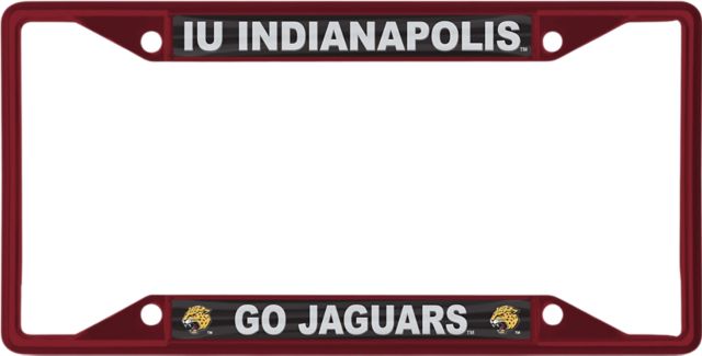 IU Indianapolis Go Jaguars License Plate Frame