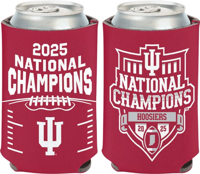 Indiana University Hoosiers Football 2025 National Champions Can Cooler