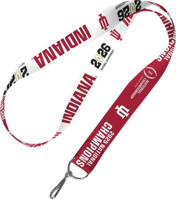 Indiana University Hoosiers Football 2025 National Champions Lanyard