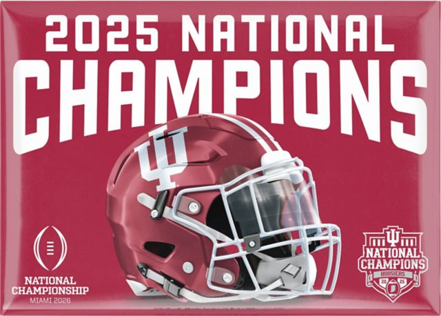 Indiana University Hoosiers Football 2025 National Champions 2.5 x 3.5 Magnet