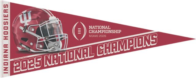 Indiana University Hoosiers Football 2025 National Champions 12 x 30 Pennant