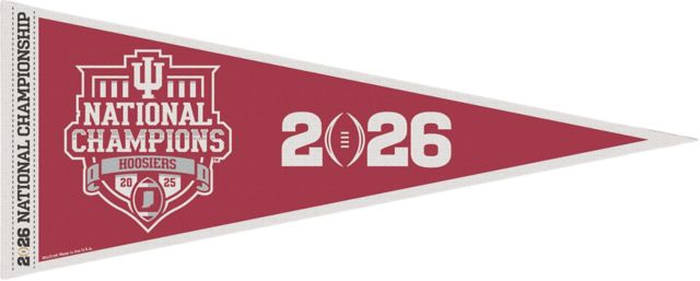 Indiana University Hoosiers Football 2025 National Champions 12 x 30 Pennant