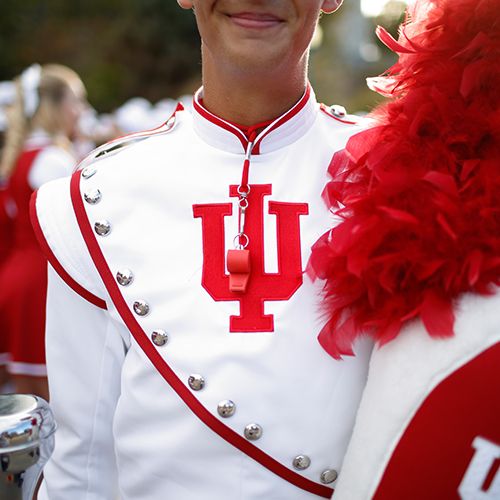 IU Marching Band Uniform.