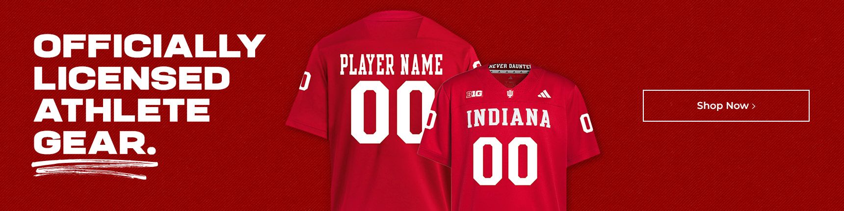 Officially licensed athlete gear.