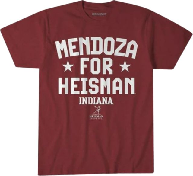 Indiana University Hoosiers Football Short Sleeve T-Shirt MENDOZA FOR HEISMAN