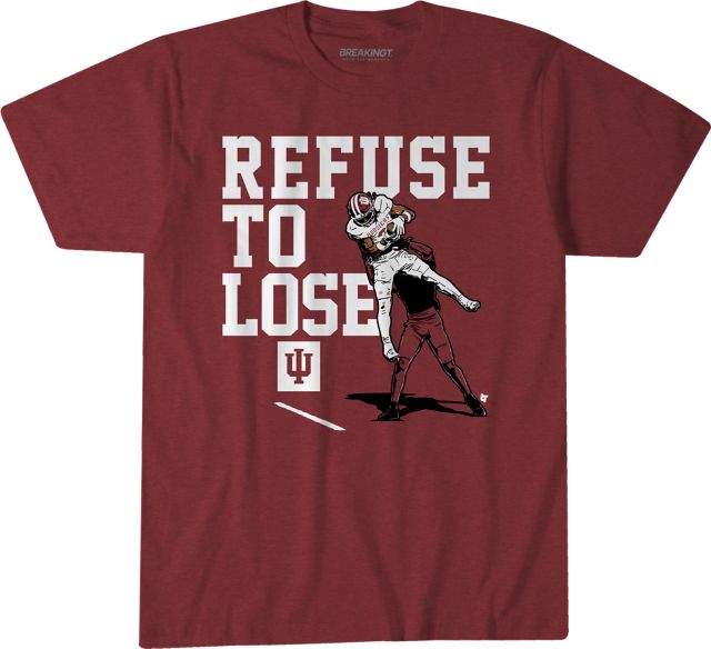 Indiana University Hoosiers Football Short Sleeve T-Shirt OMAR COOPER CATCH