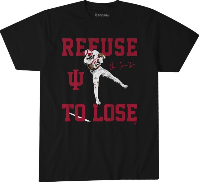Indiana University Hoosiers Football Short Sleeve T-Shirt OMAR COOPER CATCH