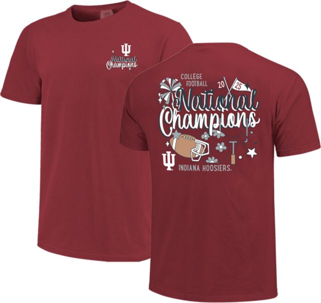 Indiana University Hoosiers Football 2025 National Champions Women's Short Sleeve T-Shirt
