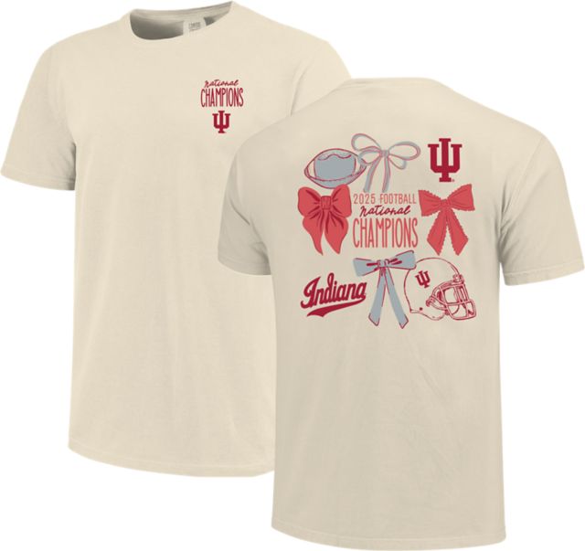 Indiana University Hoosiers Football 2025 National Champions Women's Short Sleeve T-Shirt