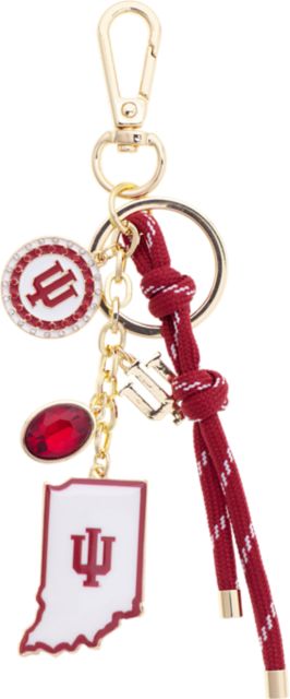 Indiana University Hoosiers Cluster Bag Charm