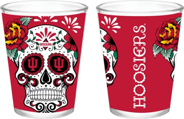 Indiana University Hoosiers 2 oz. Collectors Glass