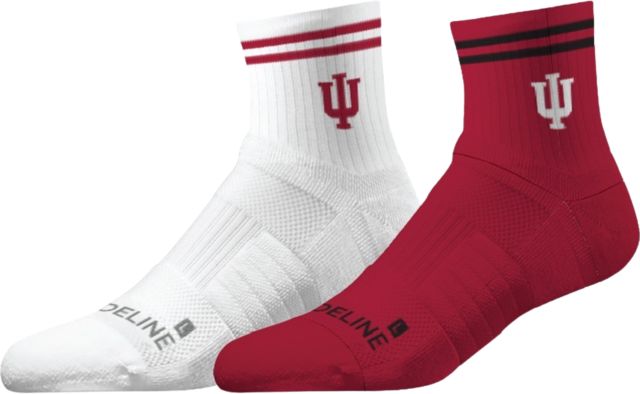 Indiana University Hoosiers Half Calf Socks