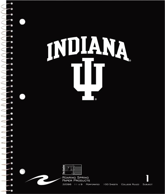 Indiana University Hoosiers Notebook 100-Sheet