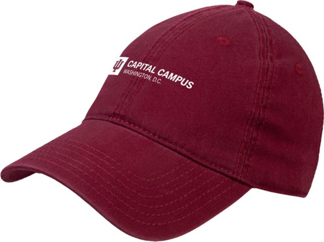 Indiana University Hoosiers Capital Campus Washington D.C. Unstructured Adjustable Cap - ONLINE ONLY