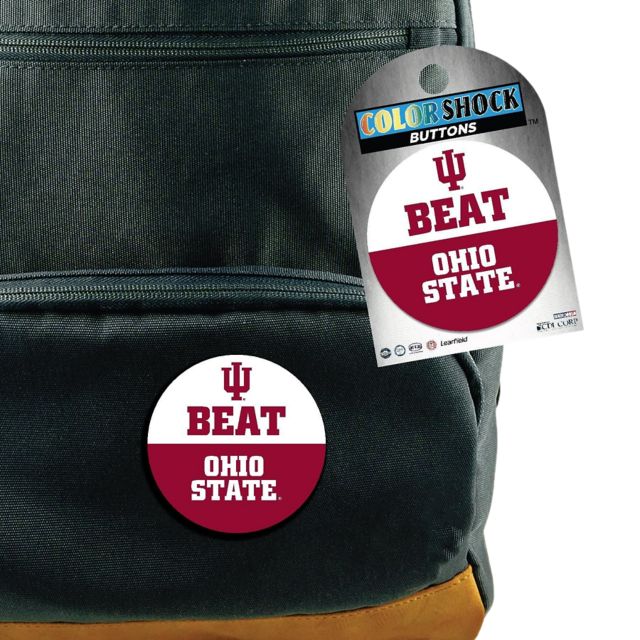 Indiana University Hoosiers 3" Beat Ohio State Button