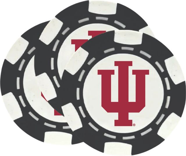 Indiana University Hoosiers Chip Golf Ball Marker 3-Pack