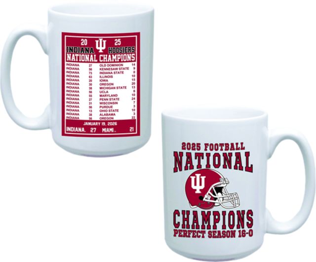 Indiana University Hoosiers Football 2025 National Champions Mug