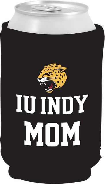 Indiana University Indianapolis Jaguars Mom Can Coozie