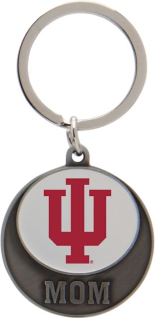 Indiana University Hoosiers Mom Keychain