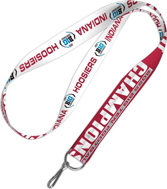 Indiana University Hoosiers Football 2025 Conference Champions Lanyard
