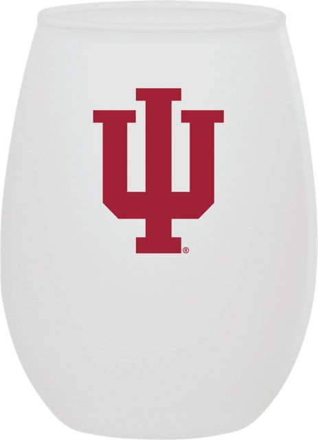 Indiana University Hoosiers Wine Glass