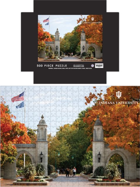 Indiana University Hoosiers Campus Puzzle