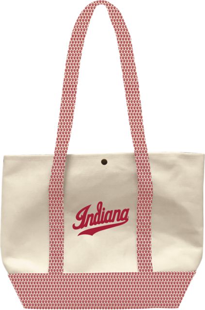 Indiana University Hoosiers Heavyweight Snap Tote Bag