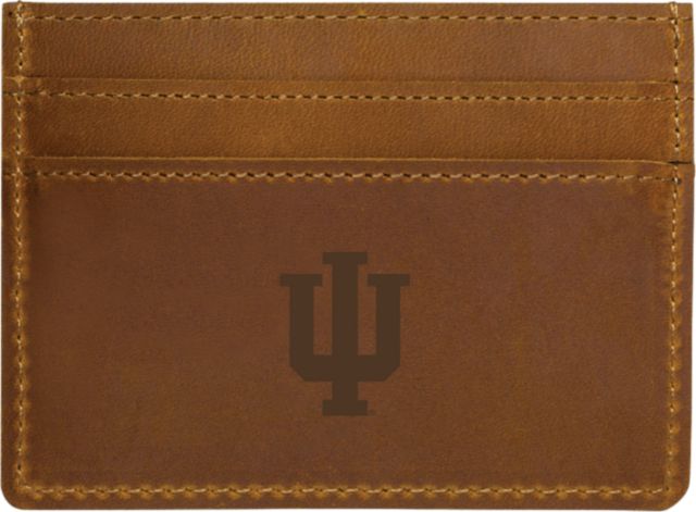 Indiana University Hoosiers Leather Card Holder