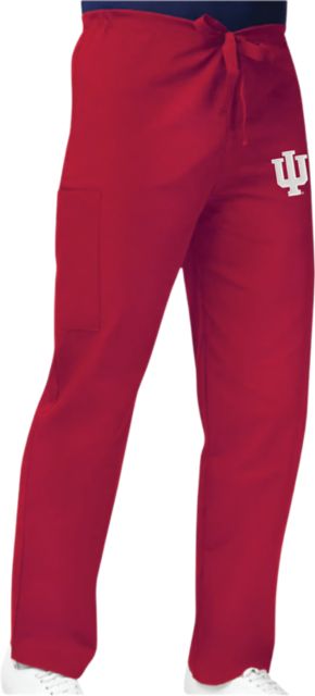 Indiana University Hoosiers Unisex Drawstring Scrub Pants