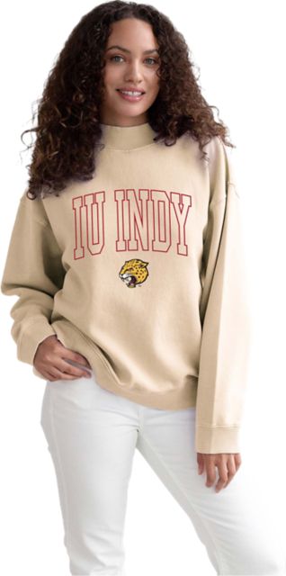 Indiana University Indianapolis Jaguars Women's Nantucket Crewneck Sweatshirt
