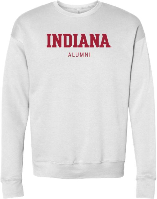 Indiana Bella + Canvas Fleece Crew IU Alumni - ONLINE ONLY